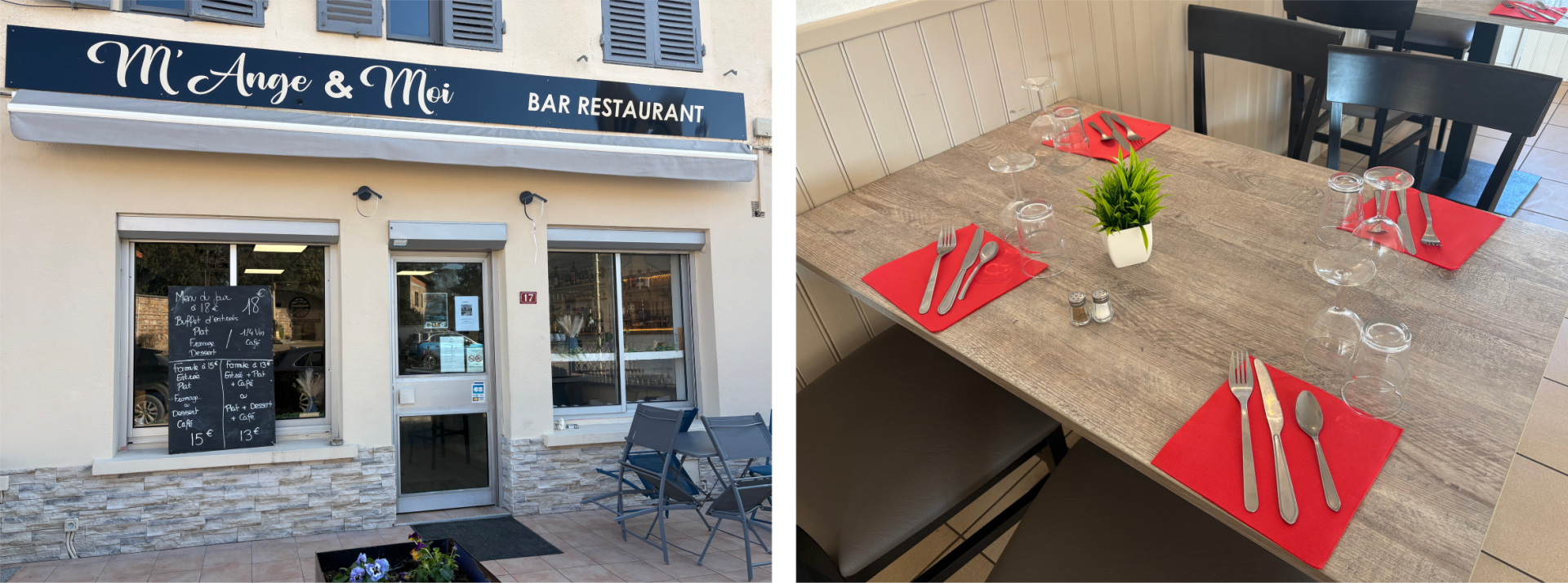 Le restaurant - M'ange & Moi - restaurant NOAILLY - restaurant sympa NOAILLY